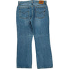 Levis 551 Boot Cut Jeans - 34W 32L - Blue Cotton