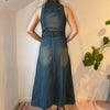 Vintage blue Daizy Denim Dress - womens small