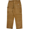 Carhartt Double Knee Work Pants - 34W 29L - Brown Cotton