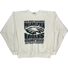  Philadelphia Eagles NFC East Division Champions Sweatshirt - Large - White Cotton