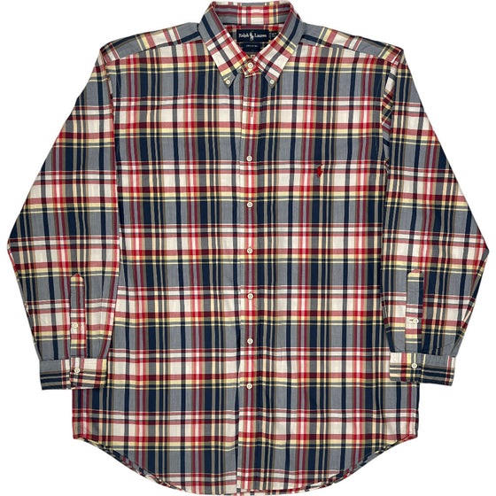 Ralph Lauren Plaid Shirt - XLT - Multicoloured Cotton