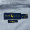 Ralph Lauren Slim Fit Shirt - Small Blue Cotton