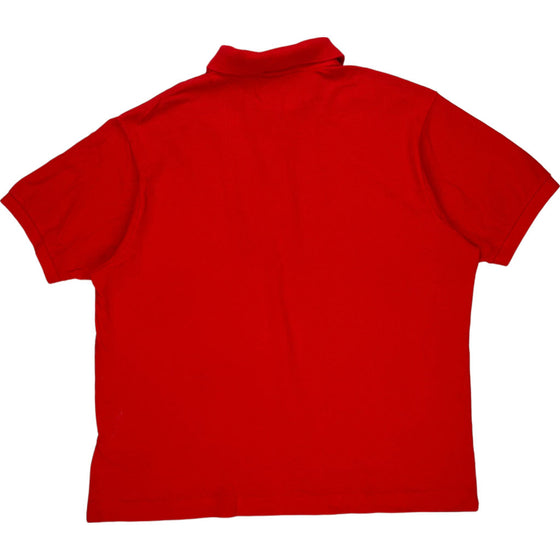 Lacoste Polo Shirt - 2XL - Red Cotton