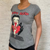 Vintage grey Betty Boop T-Shirt - womens medium