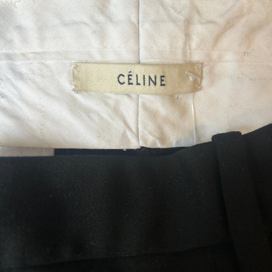 Vintage black Celine Trousers - womens 32" waist