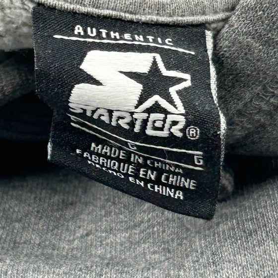 Starter Hoodie - Large Grey Cotton Blend