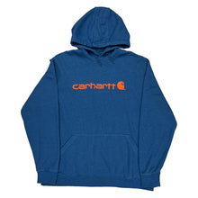  Tall Relaxed Fit Carhartt Oversized Hoodie - 2XL Blue Cotton Blend