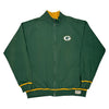 Packers Reebok Graphic Track Jacket - XL Green Cotton Blend