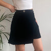 Vintage black Caldarelli Wrap Skirt - womens small