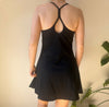 Vintage black Unbranded Mini Dress - womens medium