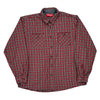 Wrangler Checked Shirt - XL Red Cotton