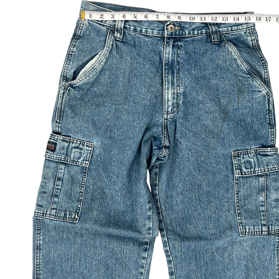 Wrangler Cargo Jeans - 31W 31L - Blue Cotton