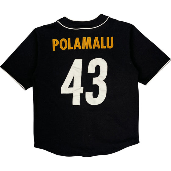 Pittsburgh Steelers Polamalu Jersey - Medium - Black Polyester