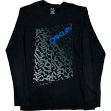  Oakley Graphic Long Sleeve T-Shirt - Medium - Black Cotton