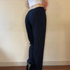 Vintage navy Cheap & Chic Moschino Trousers - womens 28" waist