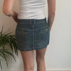 Vintage blue Blend She Denim Skirt - womens 28" waist