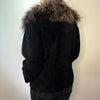 Vintage black Exto Suede Jacket - womens medium