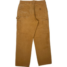  Carhartt Original Dungaree Fit Trousers - 34W 31L - Brown Cotton