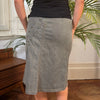 Vintage grey Keydey Denim Skirt - womens 29" waist