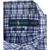 Ralph Lauren Slim Fit Check Shirt - Medium - Blue Cotton