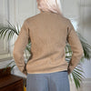 Vintage beige Les Copains Cardigan - womens medium