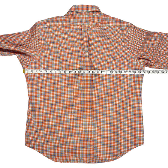 Ralph Lauren Plaid Shirt - XL - Orange Cotton