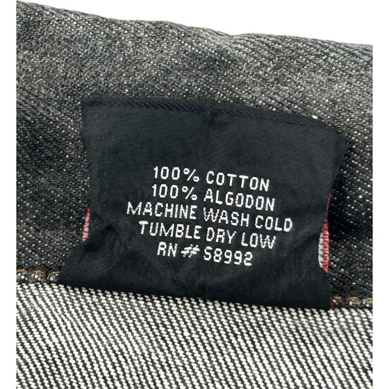 Cross Colours Denim Jacket - XL - Black Cotton