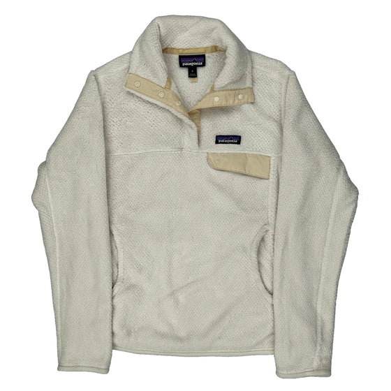 Patagonia Fleece - Small Cream Polyester