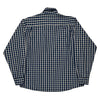 Lee Checked Shirt - Large Blue Cotton