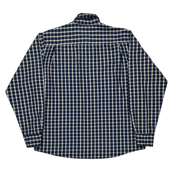 Lee Checked Shirt - Large Blue Cotton