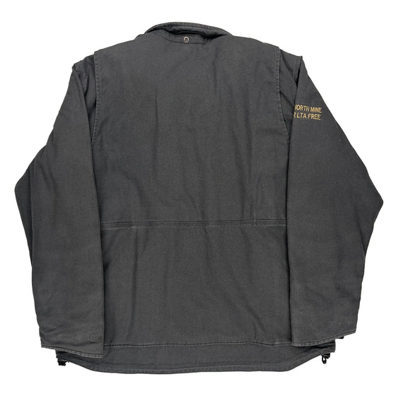 Klondex Mines Ltd Carhartt Jacket - XL Grey Cotton Blend