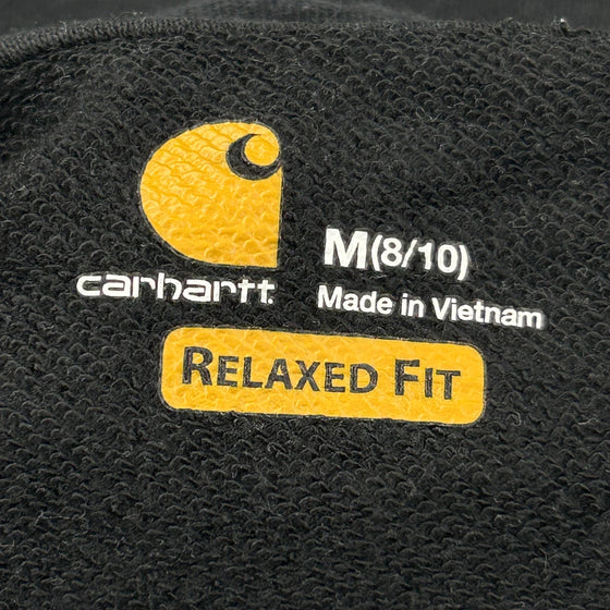 Carhartt Baggy Hoodie - Medium Black Cotton Blend