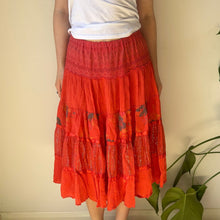  Vintage red Unbranded Midi Skirt - womens medium