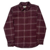 Carhartt Checked Shirt - Medium Burgundy Cotton