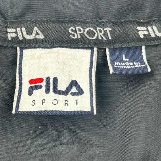 None Fila Waterproof Windbreaker - Large Black Polyester