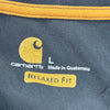 Carhartt 1/4 Zip - Large Black Cotton Blend