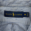 Ralph Lauren Striped Short Sleeve Shirt - Medium Blue Cotton