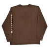 Big Game Hunter Carhartt Graphic Long Sleeve T-Shirt - Medium Brown Cotton