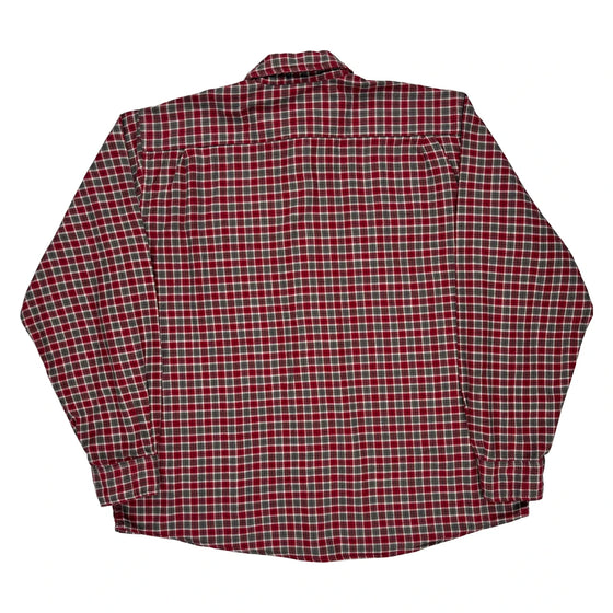 Wrangler Checked Shirt - XL Red Cotton