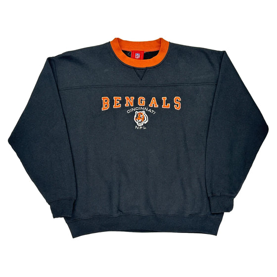 Cincinnati Bengals Nfl Graphic Sweatshirt - XL Black Cotton Blend