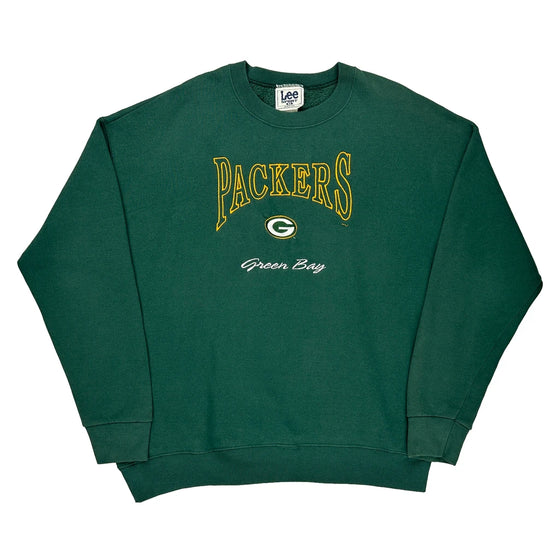 Packers Lee Graphic Sweatshirt - XL Green Cotton Blend