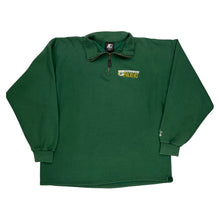  Green Bay Packers Starter Nfl 1/4 Zip - Large Green Cotton Blend