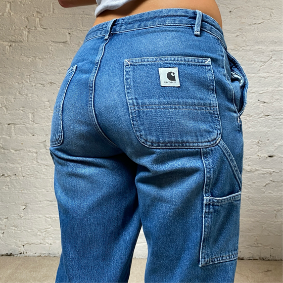 Vintage blue Carhartt Carpenter Jeans - womens 30" waist