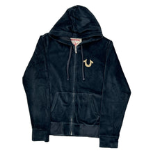  True Religion Hoodie - Medium Black Cotton Blend