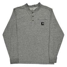  Carhartt Long Sleeve T-Shirt - Medium Grey Cotton Blend