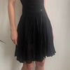 Vintage black Moschino Mini Skirt - womens 26" waist