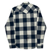 Levis Checked Flannel Shirt - Medium Black & White Cotton Blend