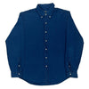 Indigo Oxford Ralph Lauren Shirt - Large Blue Cotton