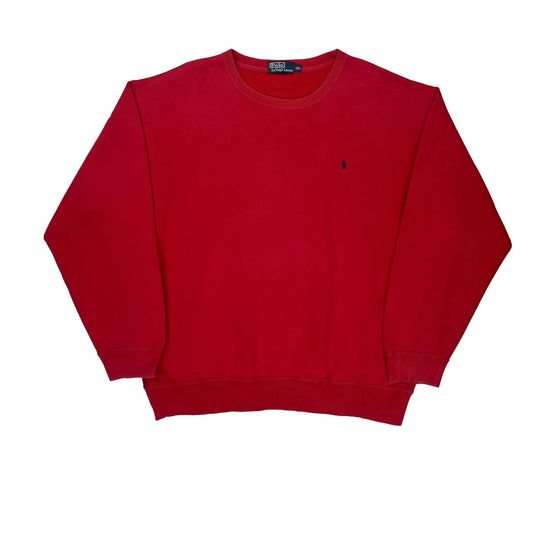 Ralph Lauren Sweatshirt - 2XL Red Cotton