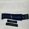 Polo Logo Ralph Lauren Shirt - XL White Cotton